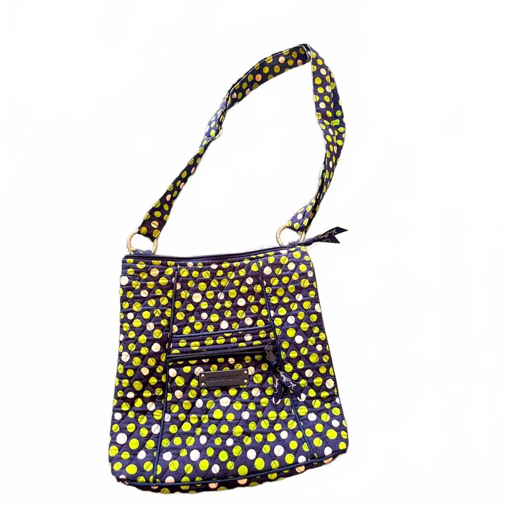 Vera Bradley Polka Dot Crossbody Bag – Quilted Lightweight Purse